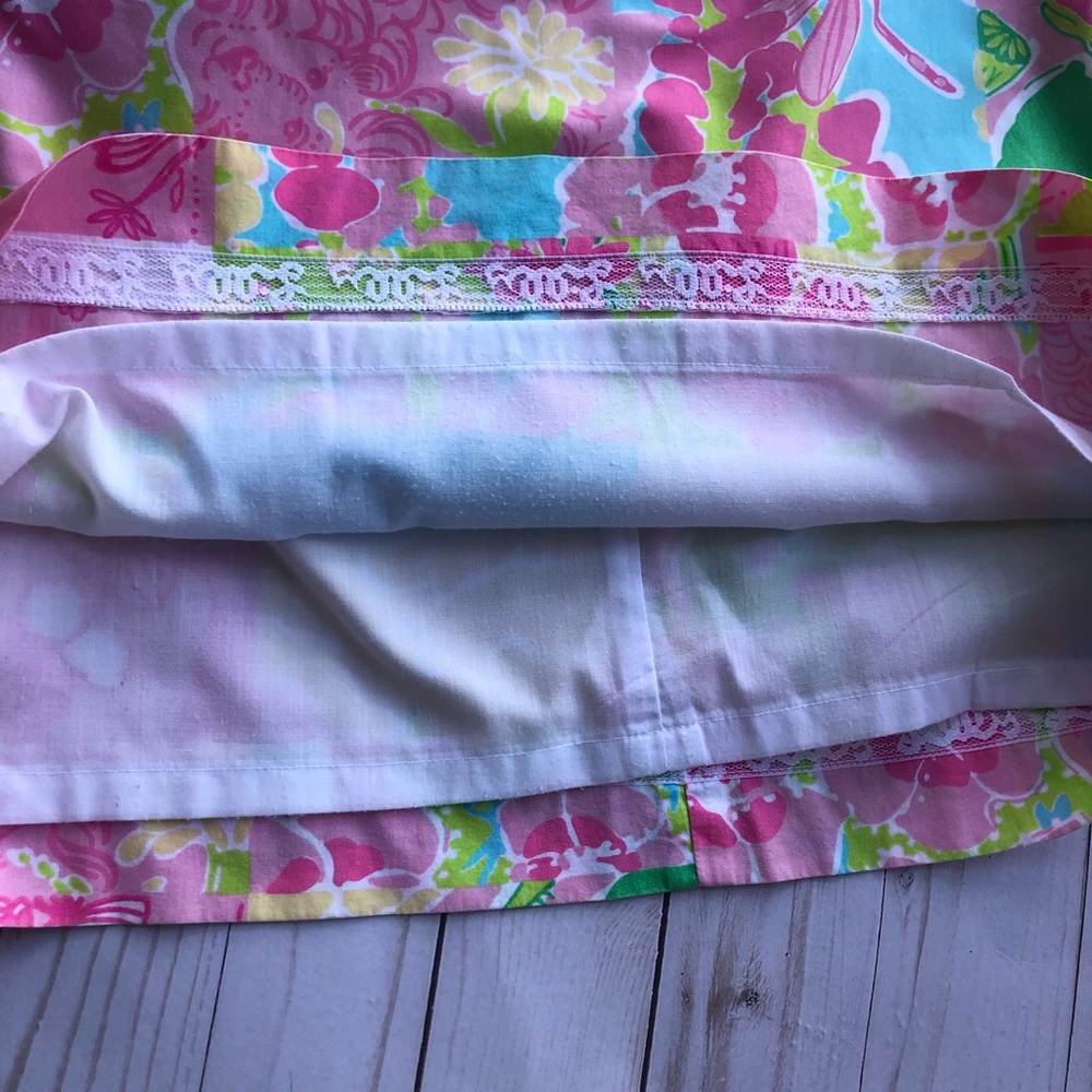 Lilly Pulitzer Multi Fun Patchwork Print Skirt - image 3